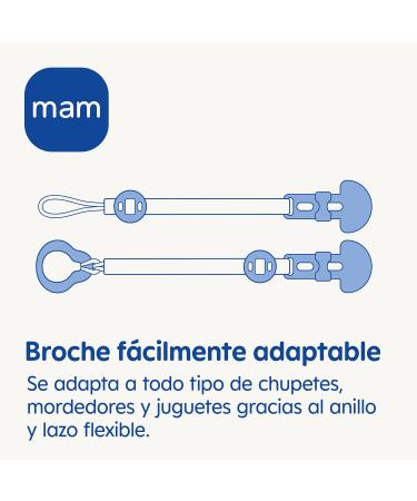 MAM Clip It! & Cover Pacifier Fastener & Cover for 0+ Months Random Gray Colors 1 Pack - Buy Online on GoSupps.com