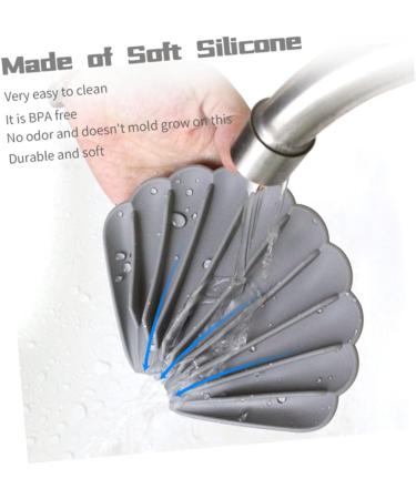 Amosfun 4 Pcs Soap Box Soap Drainer Dish Silicone Containers Bar Soap Holder Anti-slip Soap Holder Soap Keeper Bathroom Soap Stand Draining Soap Dishes Silica Gel Clean Sponge Holder - Buy Online on GoSupps.com