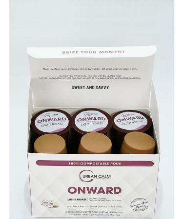 Onward (Light Roast) | 100% Compostable Single Serve K-Cup Coffee Pods | 12 Count for Keurig Coffee Makers | Single Origin (Colombia) | Women-Led Farms - Buy Online on GoSupps.com