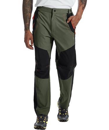 TBMPOY Men's Lightweight Waterproof Cargo Pants - Green | Size 38 - Buy Online on GoSupps.com