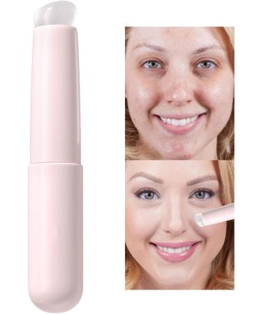 Silicone Lip Brush - Angled Silicone Lipstick Brush with Round Head Reusable Multifunctional Lip Brush Applicator for Lipstick Lip Balm Lip Gloss and Plumper pink - Buy Online on GoSupps.com