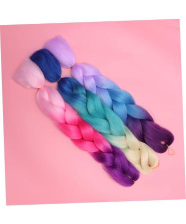 MAGICLULU Ponytail Braid Fiber Wig Braids Double Ended Dreadlocks Brunette Hair Giant Braided Synthetic Hair High Temperature Hair Braid Color Wig Afro Wigs Ponytail Wigs To Weave Card - Buy Online on GoSupps.com