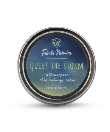 Quiet the Storm Organic Calming Salve and Calendula Ointment Eczema Cream for Adults and Kids Natural Hand cream for Sensitive Dry or Cracked Skin Zinc Free Diaper Rash and Skin Repair Salve 2oz