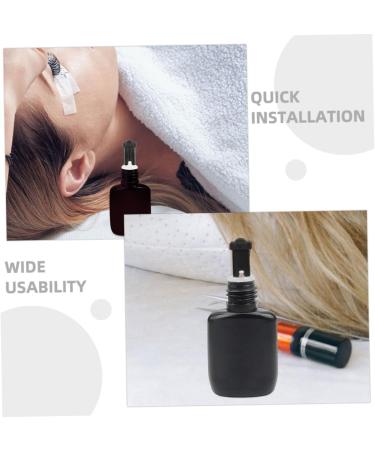  Healeved Healeved 60 Pieces Eyelash Bottle Needles Blocking Nozzles for Eyelash Extension Bottles Replaceable Needles for Eyelash Glue Bottles Black - Buy Online on GoSupps.com