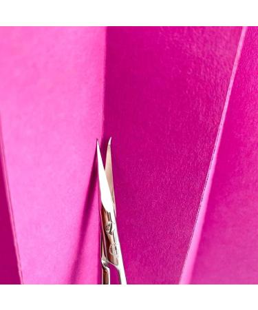 Staleks Pro Exclusive Cuticle Scissors Blades with Hook Manicure Pedicure (SX-23/2 Series) (Design Magnolia) - Buy Online on GoSupps.com