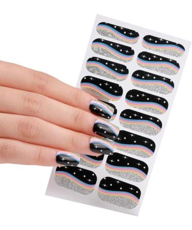 Ruarby French Tip Press on Nails Medium Almond False Nails Tips Detachable Full Cover Stick on Nails Glossy Nude False Nails - Buy Online on GoSupps.com