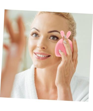 minkissy 16 Pcs Rabbit Ears Facial Brush Face Wash Massager Face Massage Brush Silicone Exfoliating Brush Face Scrub Massager Manual Facial Brush Cleansing Brush Silica Gel Miss Pink Body Light Pinkx4pcs 7.5x7.5cmx4pcs - Buy Online on GoSupps.com