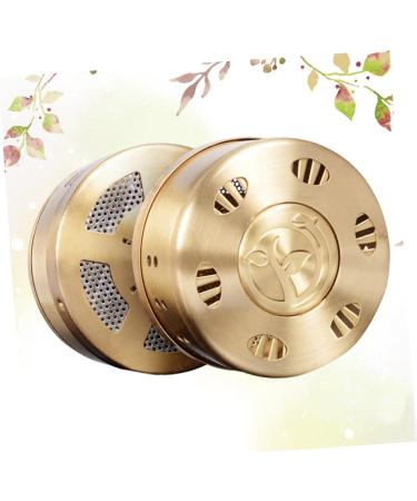 Magiclulu Kasten MOXA Burn Accessories | Portable Moxibustion & Thermostat Tool for Hair Color Tubes | 8x8cm Golden Moxa Burner Box - Buy Online on GoSupps.com