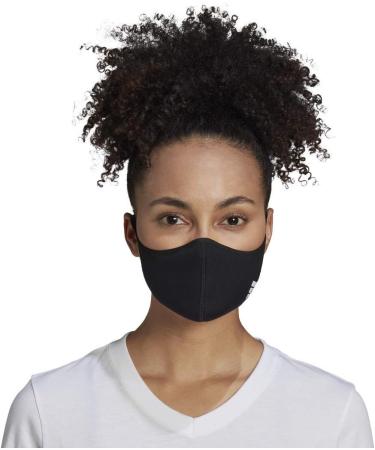 Buy adidas Unisex Face Cover Masks - Black (Pack of 3) | International Shipping Available! - Buy Online on GoSupps.com