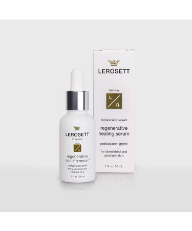 LEROSETT Healing Serum for Acne Scarring, Redness & Breakouts - Organic Aloe Vera, Collagen, Vitamin C - 1 oz - Buy Online on GoSupps.com