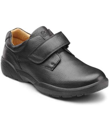 Dr. Comfort William Black Diabetic Shoes for Men - Easy Off with Removable Insole - Size 10.5 Wide Black - Everyday Office Wear - Buy Online on GoSupps.com
