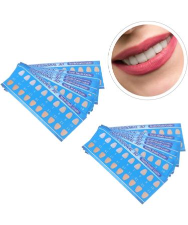 HomsfoU 90 Pcs Tooth Color Guide - Teeth Whitening Shade Chart for Oral Care & Dental Use - Buy Online on GoSupps.com