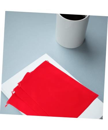 Baluue 3pcs Hair Dryer Storage Bag Hair Blower Bags Hair Dryer Drawstring Bags Hair Dryer Bags Flannel Red - Buy Online on GoSupps.com