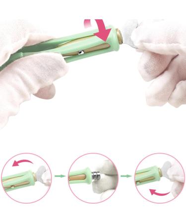 Earwax Cleaning Tool Set Ear Wax Picker Rechargeable Cleaning Spoon with Light Visible Earwax Digger for Ear Wax Removal Suitable for Kids Home Spa Salon Dtt Matcha Green - Buy Online on GoSupps.com