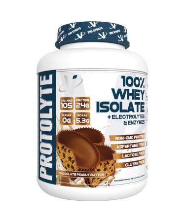 VMI Sports ProtoLyte Whey Isolate Protein Powder, Chocolate Peanut Butter, 4.6 lbs Chocolate Peanut Butter 4.6 Pound (Pack of 1)
