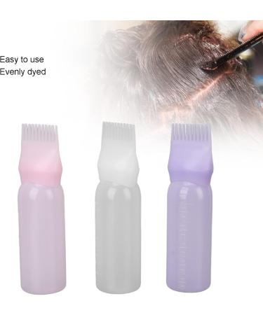 Hair Dye Applicator Bottle Portable Professional ABS Hair Dyeing Comb Bottle Stable for Styling for Hair Salon for Hairdresser - Buy Online on GoSupps.com