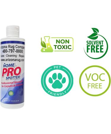 Home Pro Spotter - Powerful Stain Remover for Rugs Carpets Mattresses & Upholstery | Eliminates Pet Stains Red Wine Grease Ink & Coffee - 8 oz - Buy Online on GoSupps.com