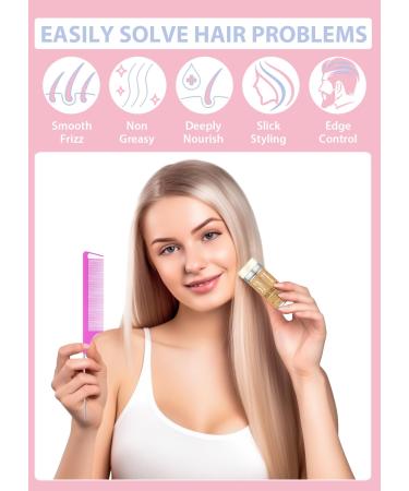 Hair Grooming Kit: Ultimate Wax Stick Slick Back Brush & Comb Set for Frizz Control & Flyaway Taming - Shop Internationally - Buy Online on GoSupps.com