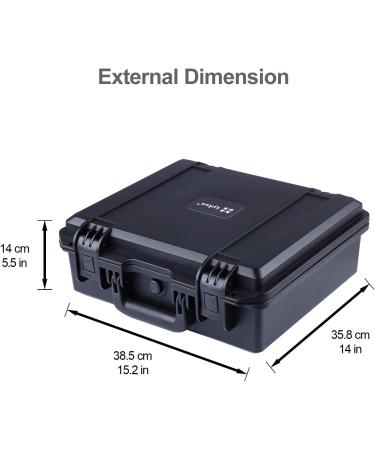 Lykus Titan MM210 Waterproof Hard Case for DJI Mini 2 SE/Fly More Combo - Propeller Guards On - CASE ONLY - Buy Online on GoSupps.com