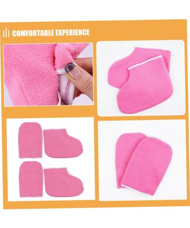 Moufles la Paraffine et Pantoufles Isolants Thermoth rapie Spa Mains et Pieds Soin Nourrissant Hydratant Salon et Domicile - Buy Online on GoSupps.com