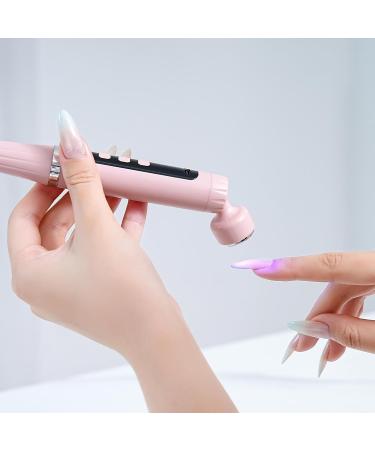 Electric Nail File 2 in 1 Nail File with Small UV Light | Nail Drill Electric Nail Filer for Acrylic Nails False Nails Gel Nails Dip Nail Artificial Nails Home Salon - Buy Online on GoSupps.com
