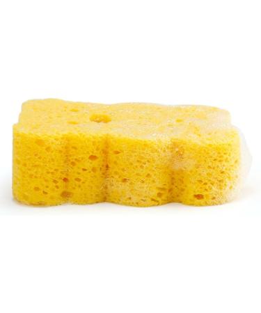 Samber Super Soft Baby Bath Sponge Children Bathing Scrubber Cartoon Sponge Bath Rubbing Shower Scrub for Baby Kids Children (Bear) - Buy Online on GoSupps.com