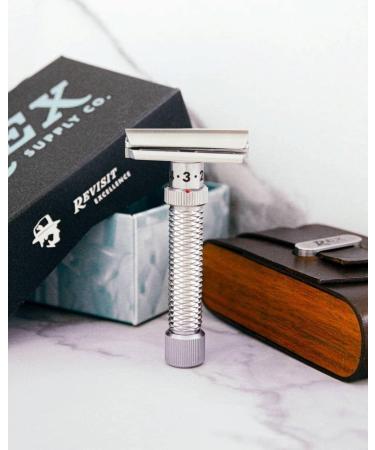 Buy REX KONSUL Adjustable Double Edge Safety Razor | Marine Grade Stainless Steel | REX Supply Company - International Shipping Available - Buy Online on GoSupps.com