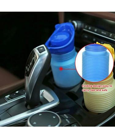 Urine Bottle Travel Potty Toilet Urinal Urinal Bottle Folding Accordion Shape with Foldable Traveling for Squatty Potty Toilet Cleaners - Buy Online on GoSupps.com