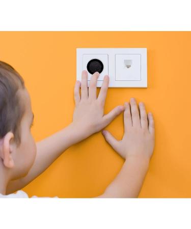 INTELLIGRON Plug Socket Covers UK Black (10PCS) Best for Baby Proofing & Baby Safety Plug Covers Easy Installation Safe & Secure Electric Plug Socket Covers Protection for Home Baby Essentials 2 - Buy Online on GoSupps.com