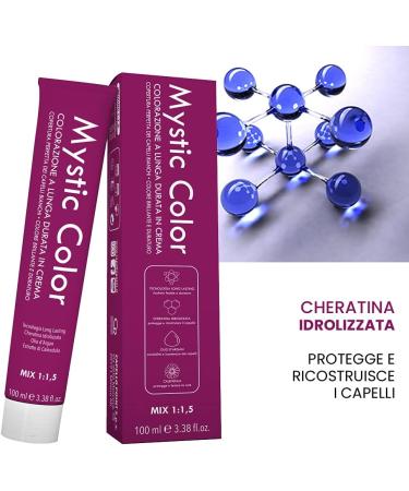 Mystic Color Hair Color Formula Enriched with Argan Oil and Calendula Long-Lasting Permanent Coloring Cream Light Tobacco Brown 5.8 100 ml - Buy Online on GoSupps.com