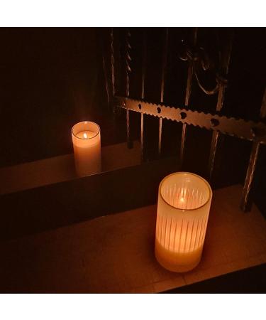 Flame of Nature: Sensual Lavender Essential Oil Candle in Crystal Glass | Aromatherapy Soy Wax for Spiritual Growth & Wellness - Buy Online on GoSupps.com