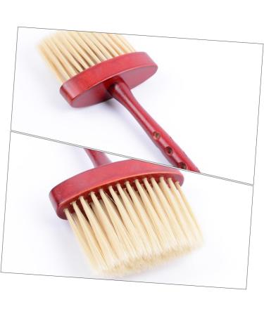 Ipetboom Hair Brush Neck Hair Duster Brush Neck Cleaning Brush Mens Shaving Brush Barber Supplies Neck Duster Hair Cleaner Brush Black Hair Bow Soft Broom Fiber Wool Man - Buy Online on GoSupps.com