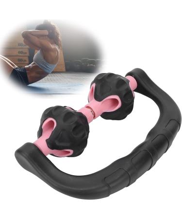 Verdant Touch Trigger Point Roller - Handheld Deep Tissue Massager for Muscle Relief & Pain Relief - Pink - Ideal for Body & Leg - Buy Online on GoSupps.com