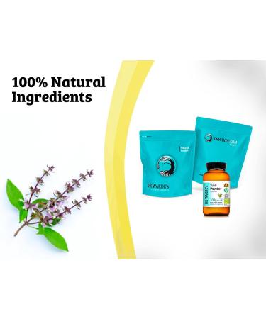 Dr Wakdes Tulsi Pulver (Holy Basil) - 500g | Pure & Raw Ayurvedic Herb | Vegan | Fast Shipping - Buy Online on GoSupps.com