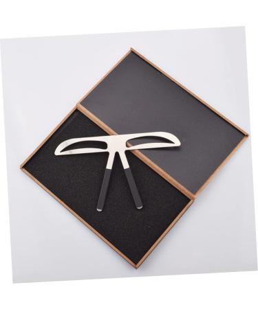 Didiseaon 2pcs Tools Grooming Stencil Three-point Eyebrow Ruler Brow Stencils Mold Eyebrow Shape Calipers Miss mediumx2pcs As Shownx2pcs - Buy Online on GoSupps.com