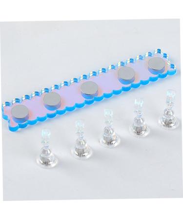 FRCOLOR 1 Set Nail Practice Bracket Nail Display Stand Training Nail Rack Magnetic Holder Nail Tools Magnetic Nail Practice Holder Nail Polish Holder Nail Holders for Nail Painting Base - Buy Online on GoSupps.com