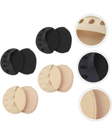 FOMIYES 8 Pairs High Heels Forefoot Pad Socks - Clear Stripper Heel Comfort for Women | Non-Slip Cotton Booties - Buy Online on GoSupps.com