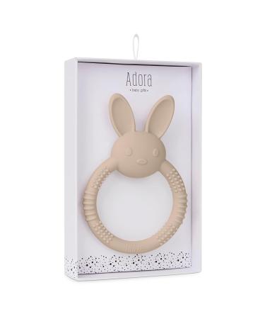 La'dore Baby Teething Toy - Soft Food-Grade Silicone Teether for Babies - Cute Bunny Shape - Easy to Clean - Infant Teething Ring - Buy Online on GoSupps.com