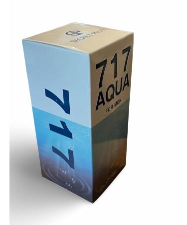 717 AQUA FOR MEN - Eau de Parfum- 3.4 Fl Oz Vaporisateur Natural Spray - Buy Online on GoSupps.com