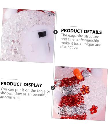 Garneck 3 pcs Snowman Light Decoration - Festive Chimney Night Light for Christmas - Holiday Jewelry to Brighten Your Home - Buy Online on GoSupps.com