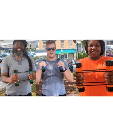 PhitStick Gym in Your Pocket | Multi-Level Upper Body Muscle Builder & Rehab Resistance Band - Durable Waterproof Floats | Purple Haze - Buy Online on GoSupps.com