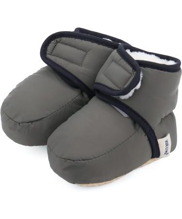 LACOFIA Baby Anti-Slip Soft Sole Winter Boots - 6-12 Months Gray - Buy Online on GoSupps.com