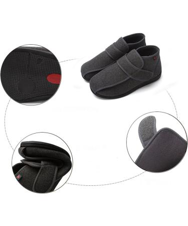 Yytcsjz Diabetic Edema Shoes | Elderly Outdoor Cozy Arthritis House Shoes | Comfy Warm | Black 26cm - Buy Online on GoSupps.com