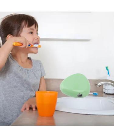Toothbrush Case Effective Toothbrush Holder Small Long Service Time Simple Operation for Travel Home Office (Green) - Buy Online on GoSupps.com