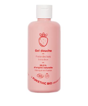 FUN!ETHIC FUN!ETHIC EXTRA GENTLE SHOWER GEL WILD STRAWBERRY 100% NATURAL AND ORGANIC