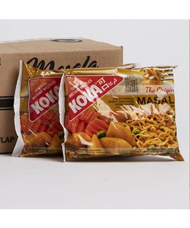 Karrma Koka Noodles | The Original Masala Flavour | Koka Oriental Style Instant Noodles | Snack or Meal Accompaniment | Ready in 2 Minutes -85g - Pack of 10 85.00 g (Pack of 10) - Buy Online on GoSupps.com