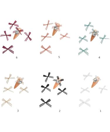 VONNST Nail Art Charms 10x Bow Nails Art Green Organza Bowknot Nails Art Decorations Supplies for Women Girls - Buy Online on GoSupps.com