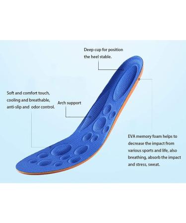 Kids' Athletic Shoe Insoles - Memory Foam Arch Support Inserts (5 Pairs) | Non-Slip Comfort for Boys & Girls | Fits Big Kid Sizes 1.5-5M (20.5-23CM - Buy Online on GoSupps.com