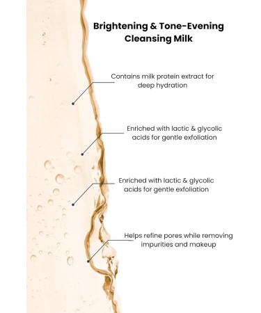 Agarta Gentle Cleansing Milk Botanical Face Cleanser with Lactic & Glycolic Acids Vegan Clean Formula 7.6 fl oz - Buy Online on GoSupps.com