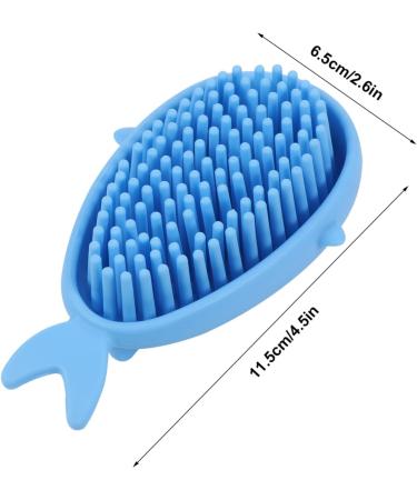 Silicone Scrubber Shower Brush Set for Kids and Adults - Gentle Scalp and Body Cleansing Tool for Babies, Infants, and Hairdressing - Perfect Gift for Newborns - KOMBIUDA - Buy Online on GoSupps.com